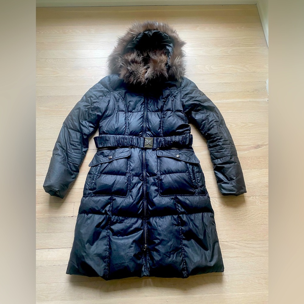Dawn Levy Black Down Coat Size S
